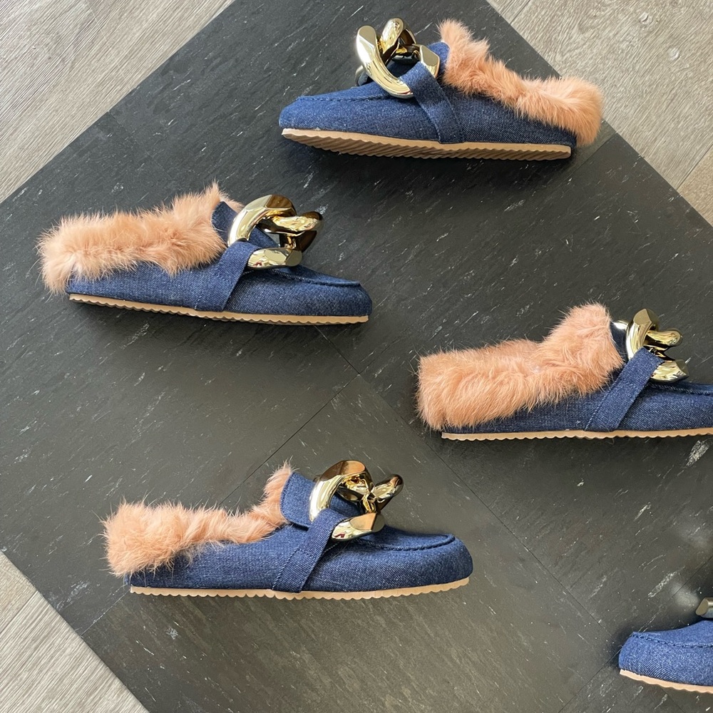 Denim Mule